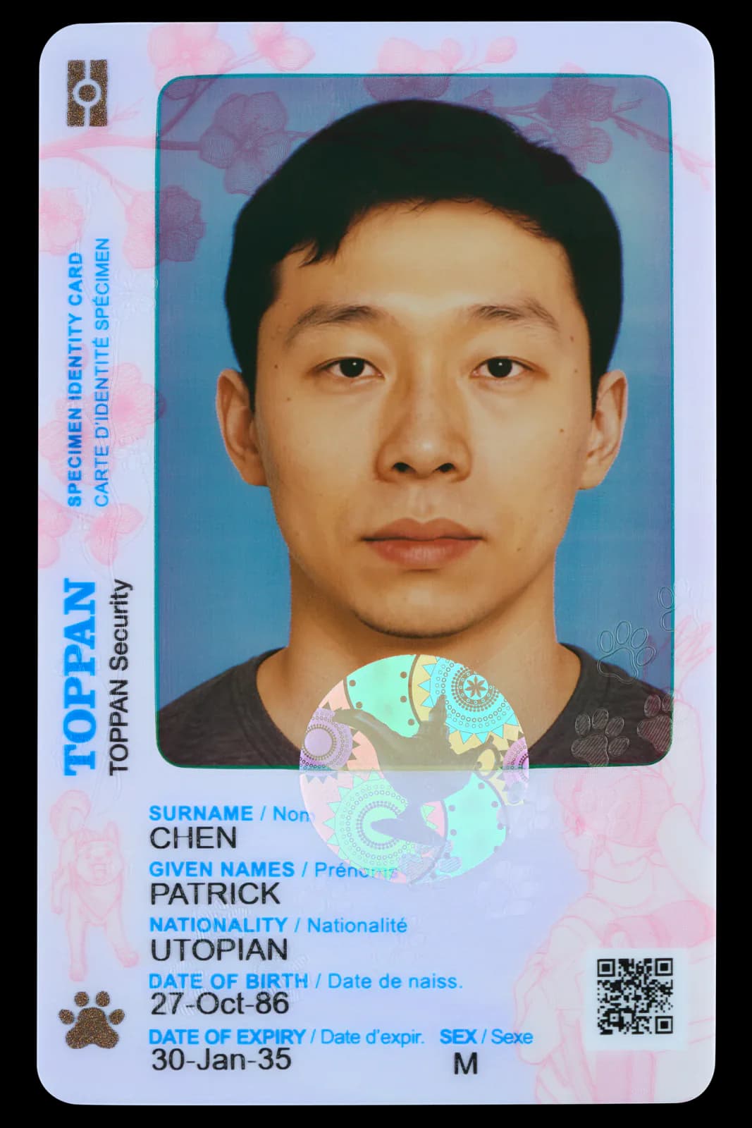 CHROMA document portrait detail