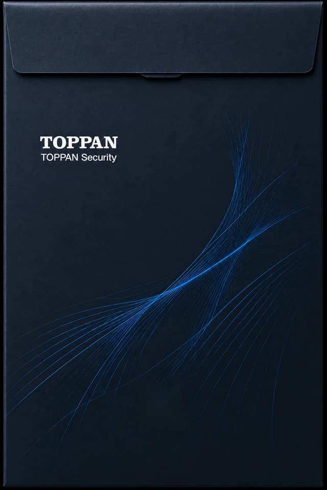 TOPPAN Security secure payment card envelope