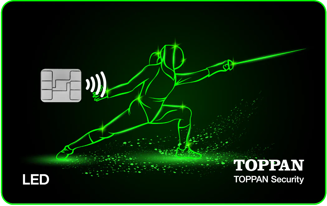 LED Cards temporary product visual
