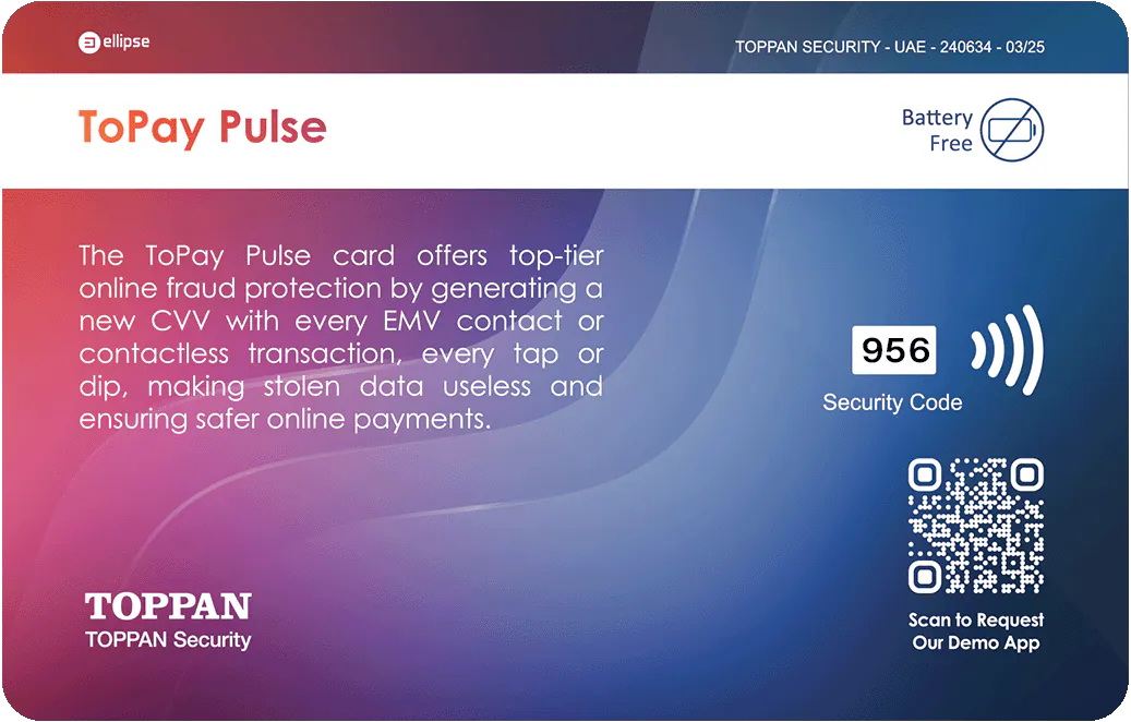 Dynamic CVV Cards temporary product visual